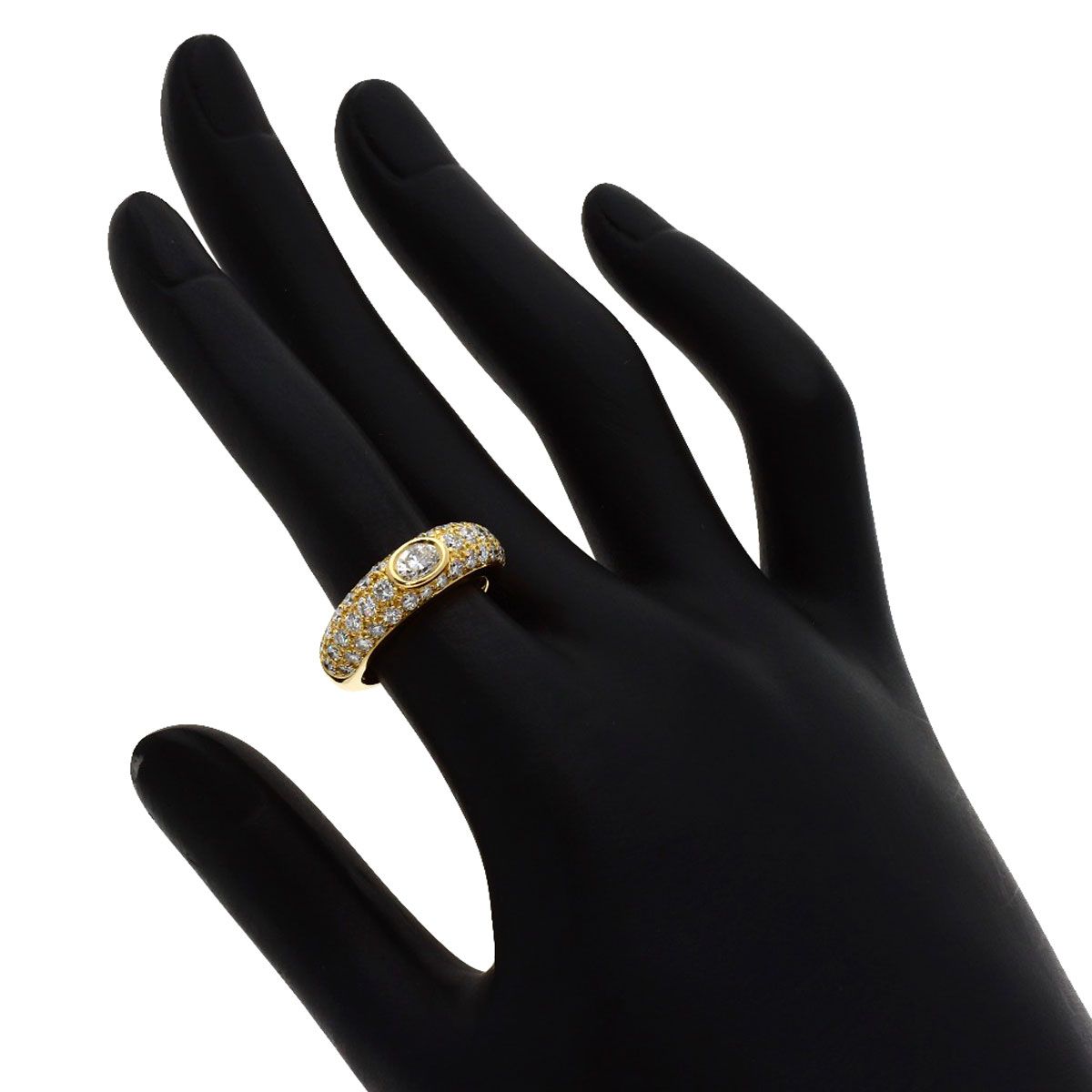 Cartier Mimi Diamond Ring 18K Yellow Gold — view 6