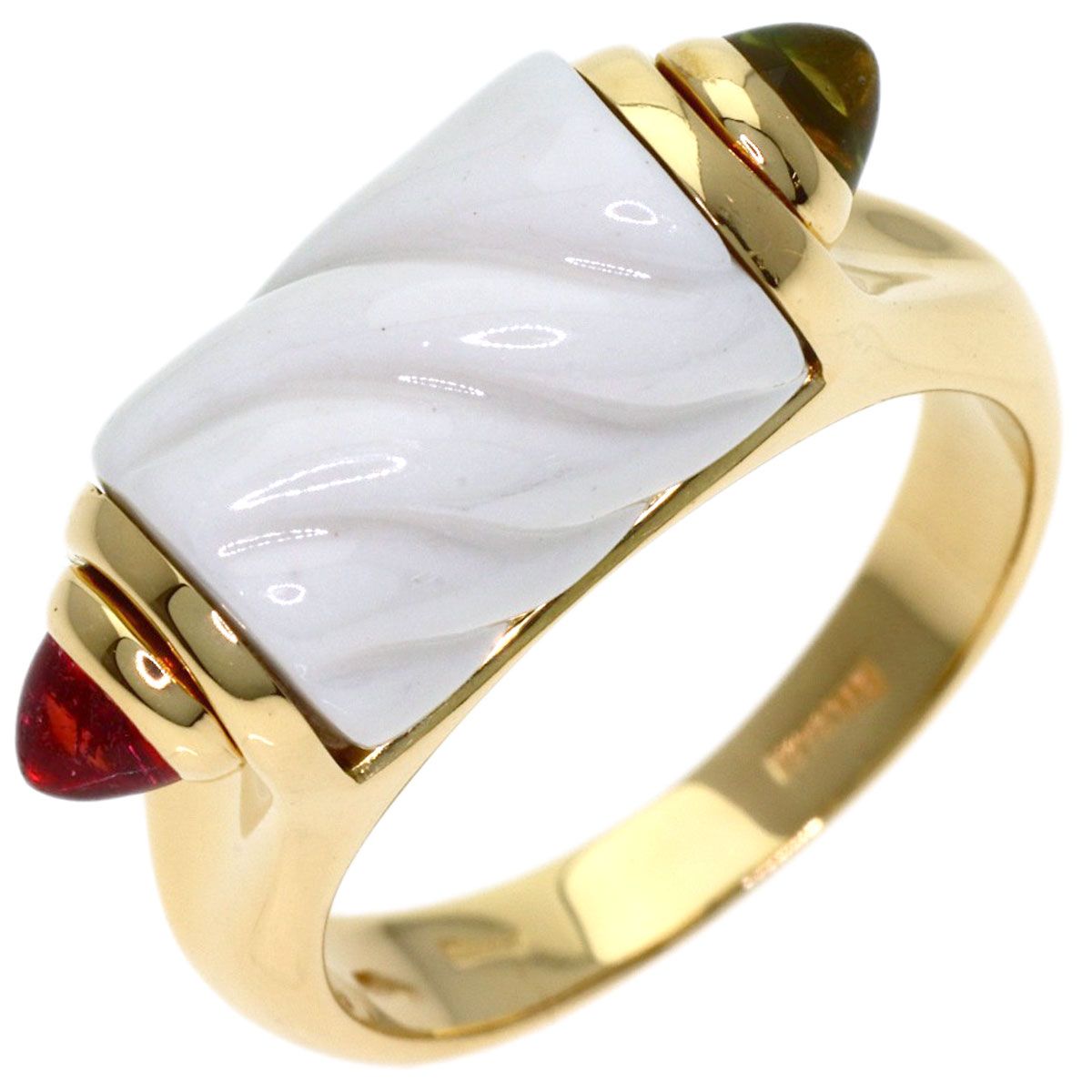 Bvlgari Pink Ring 18K Yellow Gold — view 2
