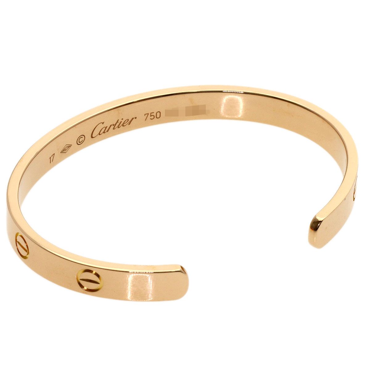 Cartier Open Love 17 Bracelet 18K Pink Gold — view 3