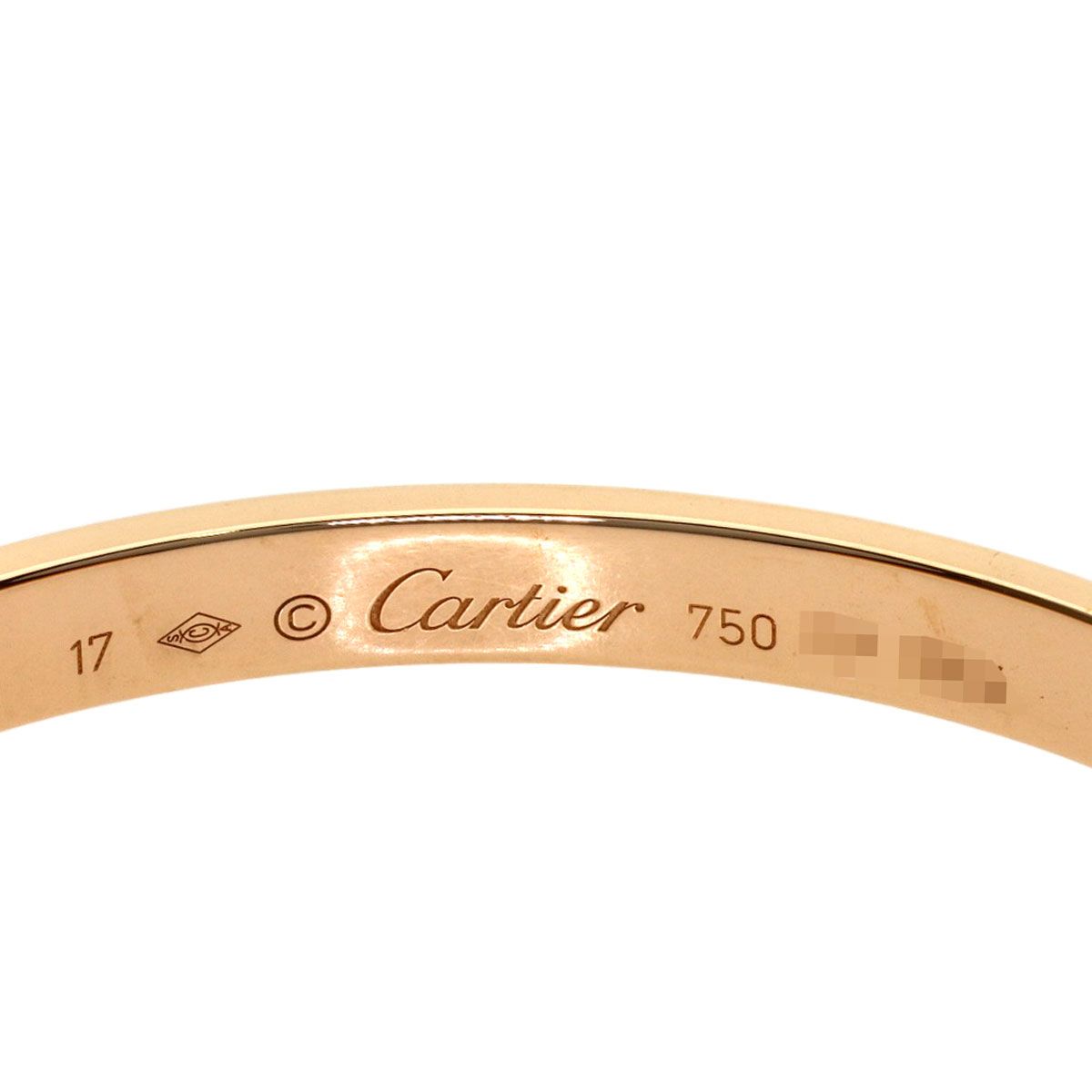 Cartier Open Love 17 Bracelet 18K Pink Gold — view 4