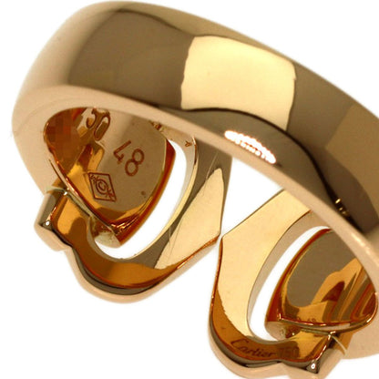 Cartier 2C Diamond 48 Ring 18K Pink Gold — view 7