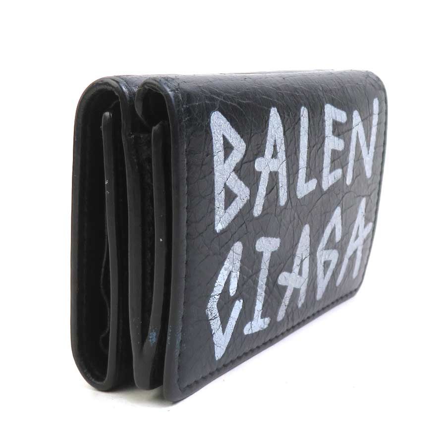 Balenciaga Trifold Wallet Black — view 2