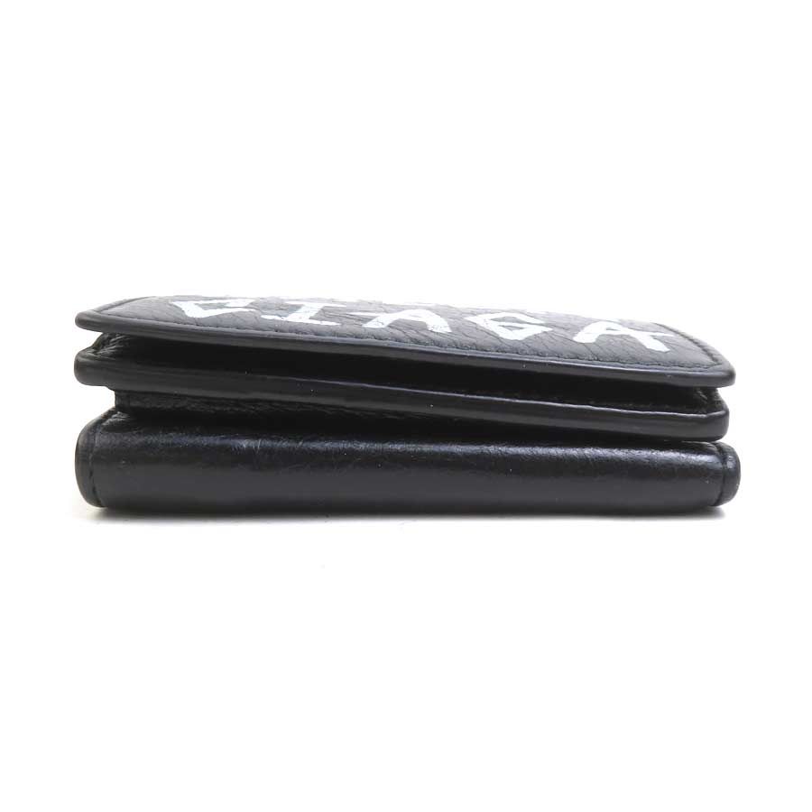 Balenciaga Trifold Wallet Black — view 4