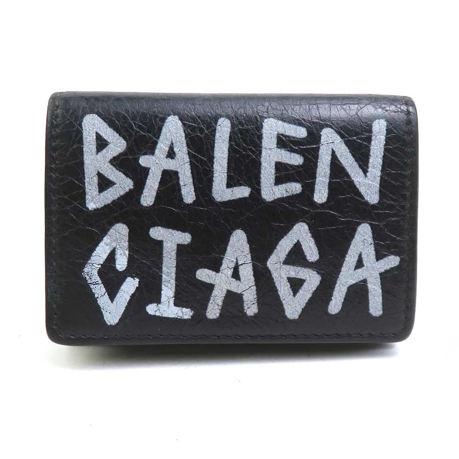 Balenciaga Trifold Wallet Black