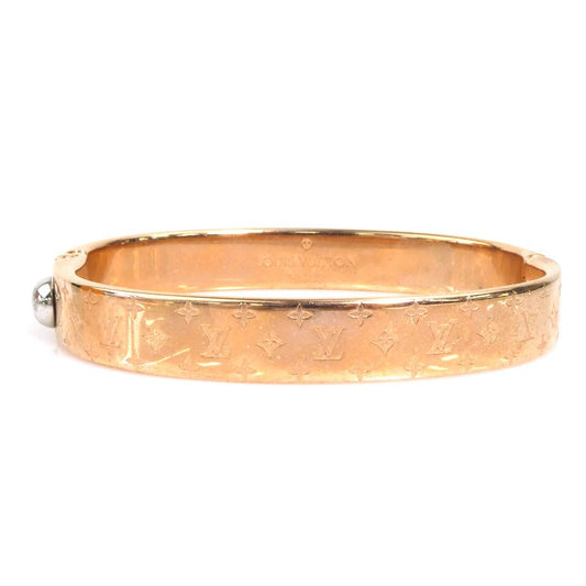 Louis Vuitton Bangle Bracelet Calfskin Nanogram