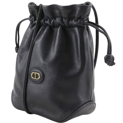 Dior Drawstring Vintage Calf Black Shoulder — view 2