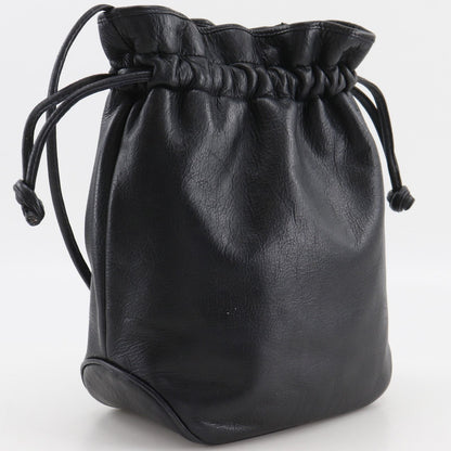 Dior Drawstring Vintage Calf Black Shoulder — view 3