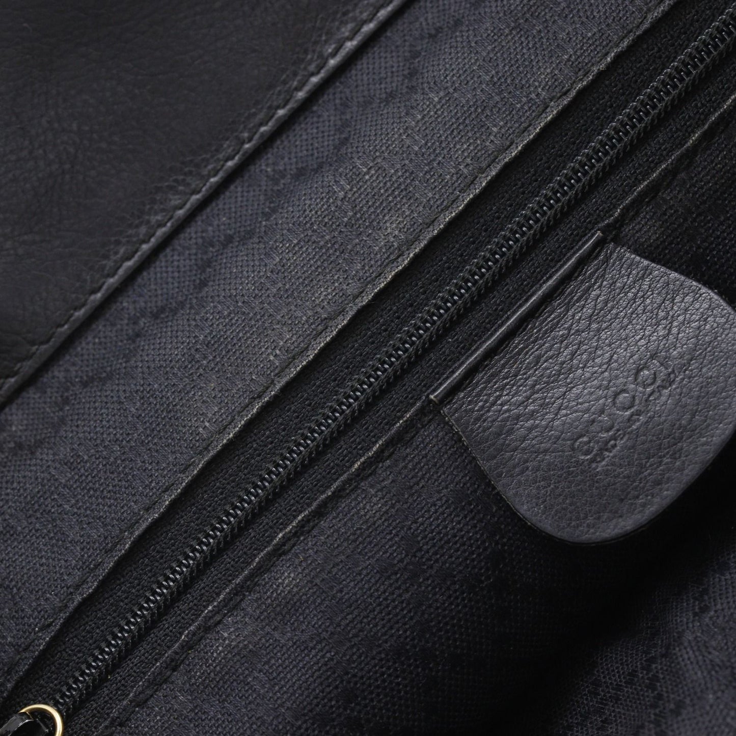 Gucci Bamboo Vintage Calf Black Backpack — view 7