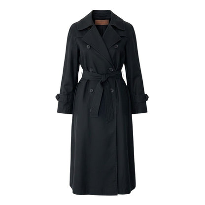 Saint Laurent Trench Coat Long Black