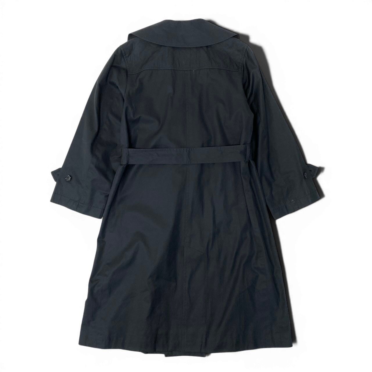 Saint Laurent Trench Coat Long Black — view 3