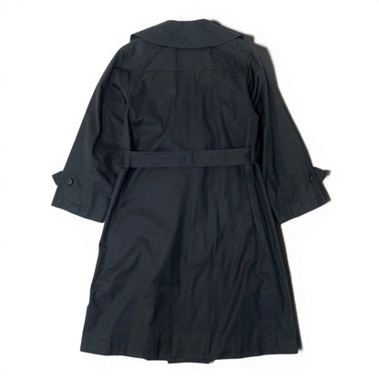 Saint Laurent Trench Coat Long Black — view 3