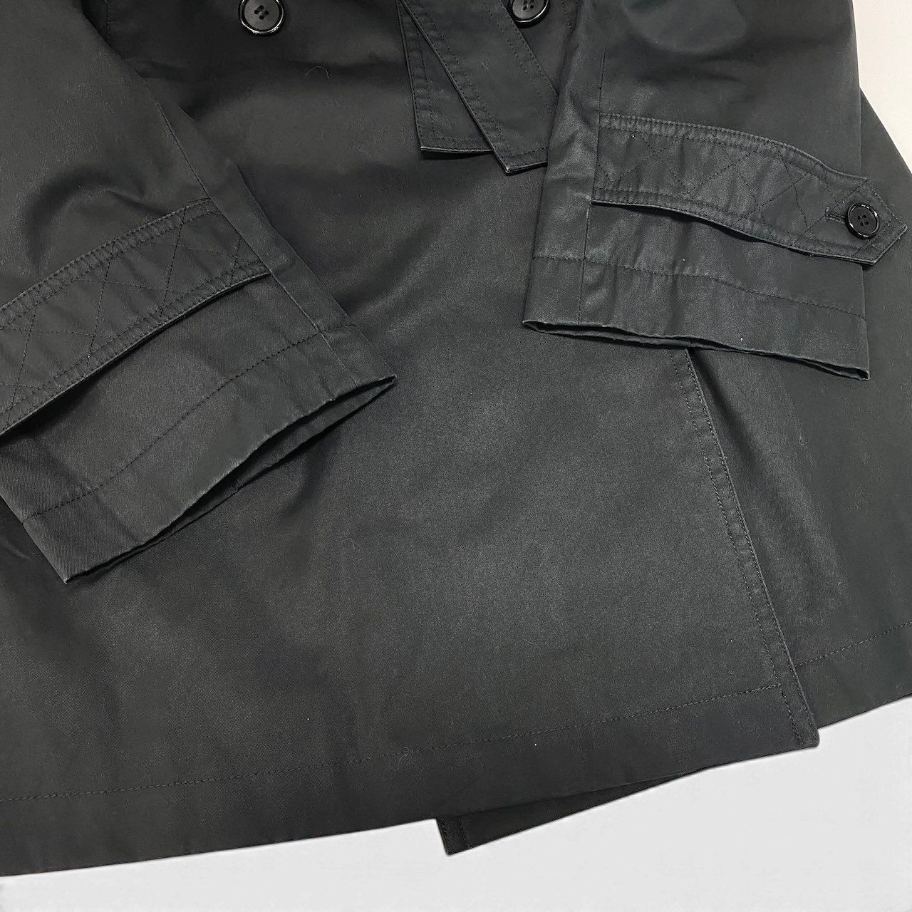Saint Laurent Trench Coat Long Black — view 7
