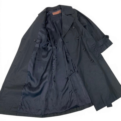Saint Laurent Trench Coat Long Black — view 4