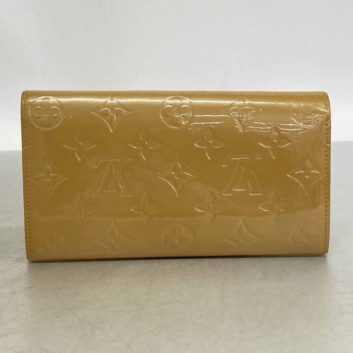 Louis Vuitton Wallet Vernis Pochette Porte-Monnaie Cles Noisette — view 9