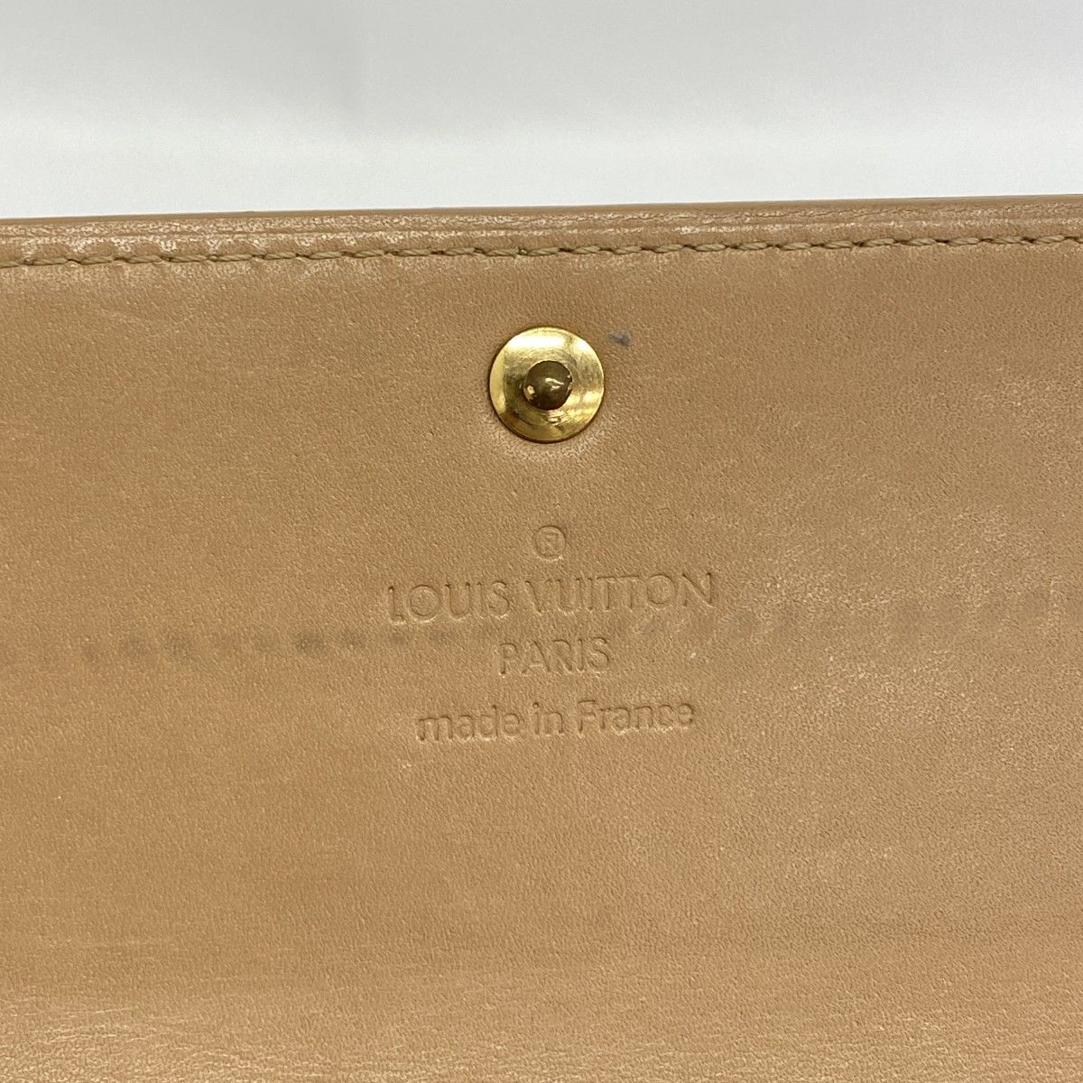 Louis Vuitton Wallet Vernis Pochette Porte-Monnaie Cles Noisette — view 4