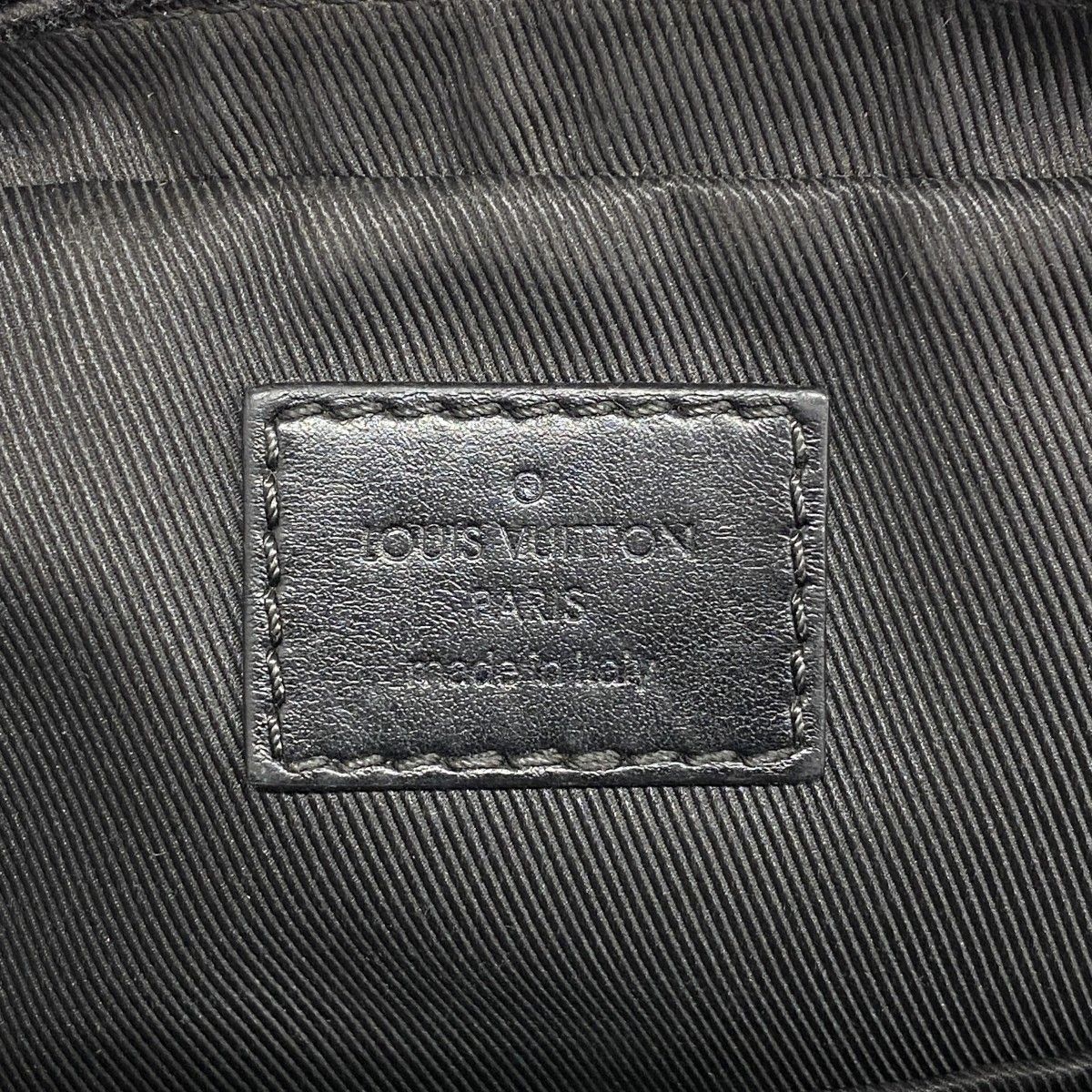 Louis Vuitton Shoulder Bag Monogram Shadow Danube PM Black — view 5