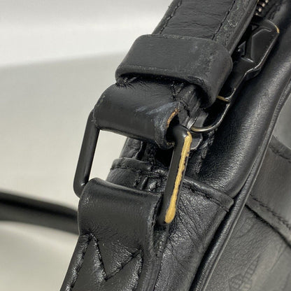 Louis Vuitton Shoulder Bag Monogram Shadow Danube PM Black — view 6