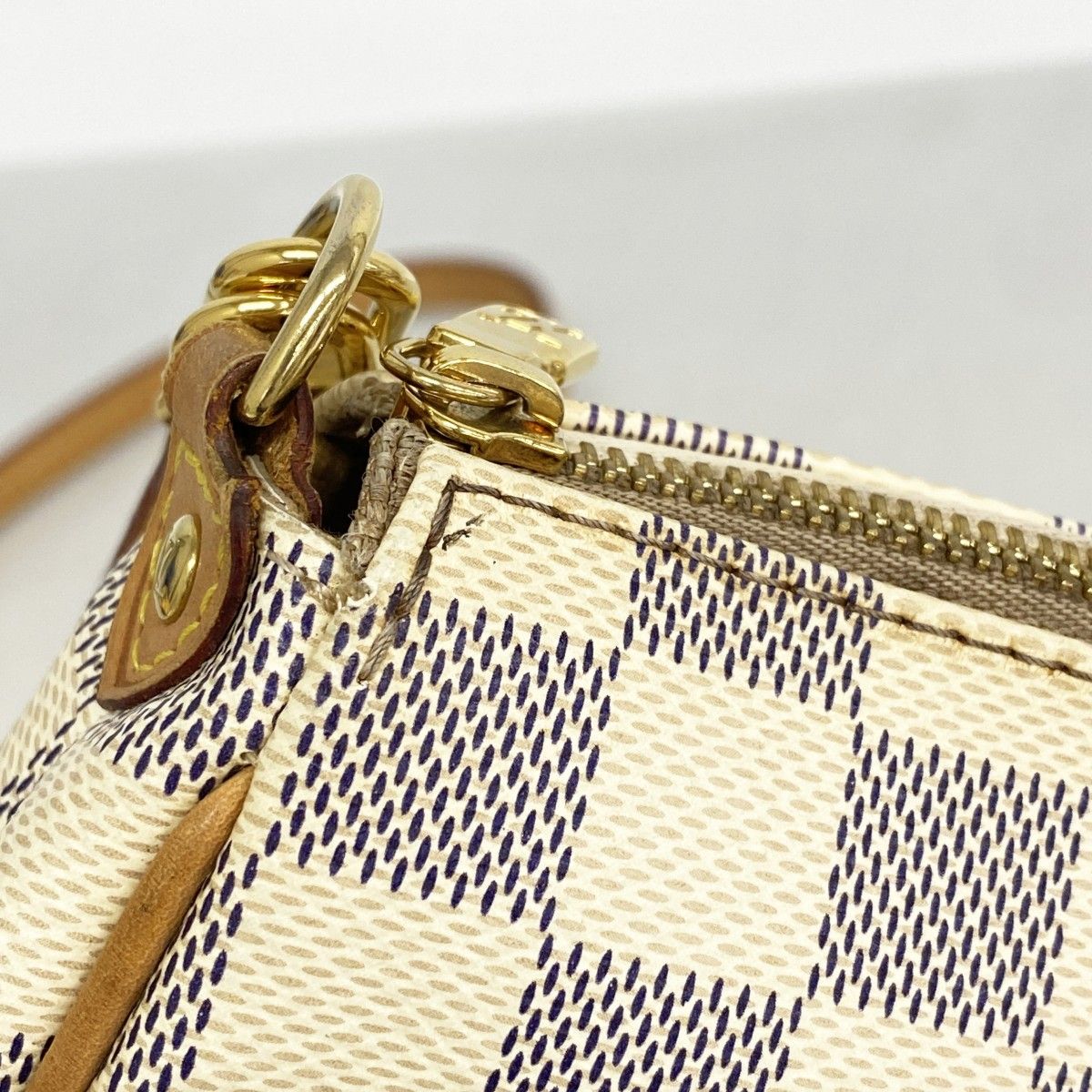 Louis Vuitton Handbag Damier Azur White 2-Way — view 6