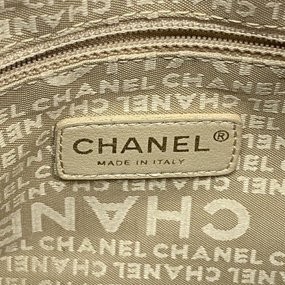 Chanel Handbag Chocolate Bar Lambskin Ivory Gold — view 5