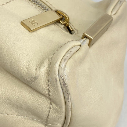 Chanel Handbag Chocolate Bar Lambskin Ivory Gold — view 6