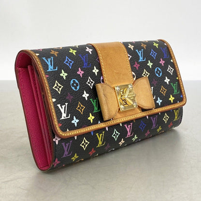Louis Vuitton Wallet Monogram Multicolor Portefeuille Sarah Noir — view 2