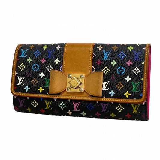 Louis Vuitton Wallet Monogram Multicolor Portefeuille Sarah Noir