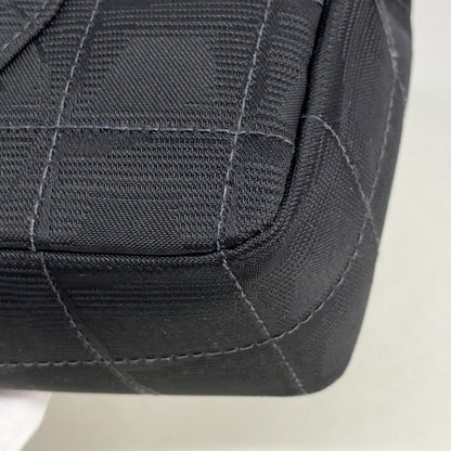 Chanel Shoulder Bag Nylon Black Silver — view 6