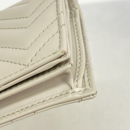 Gucci Wallet GG Marmont Leather Gray Gold — view 5