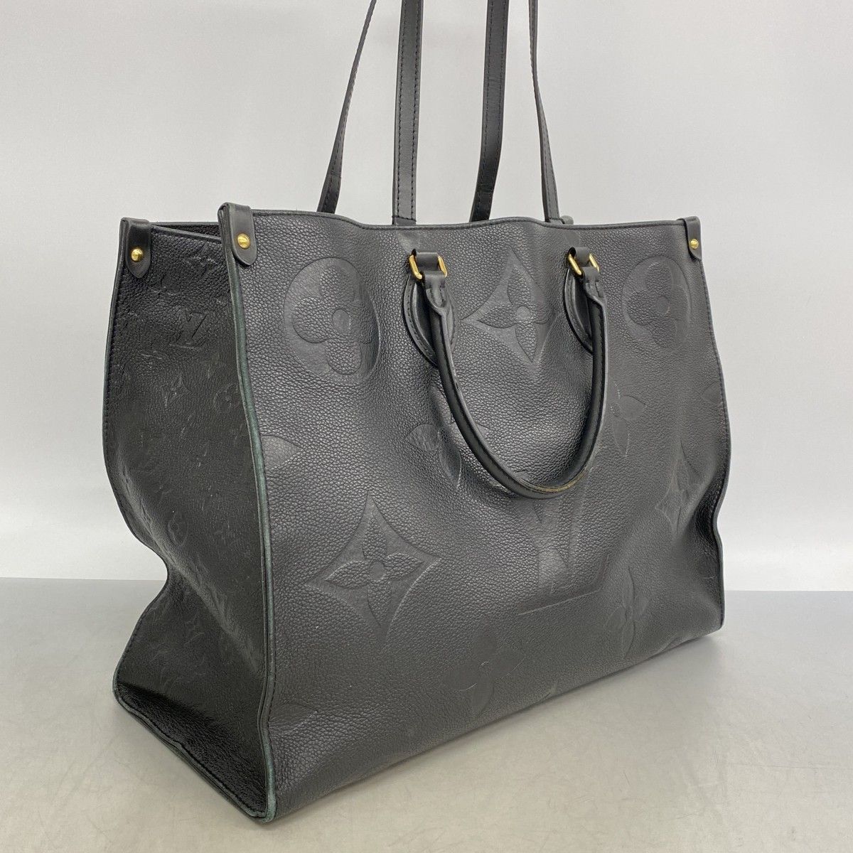 Louis Vuitton Tote Monogram Empreinte On The Go GM Noir 2-Way — view 2