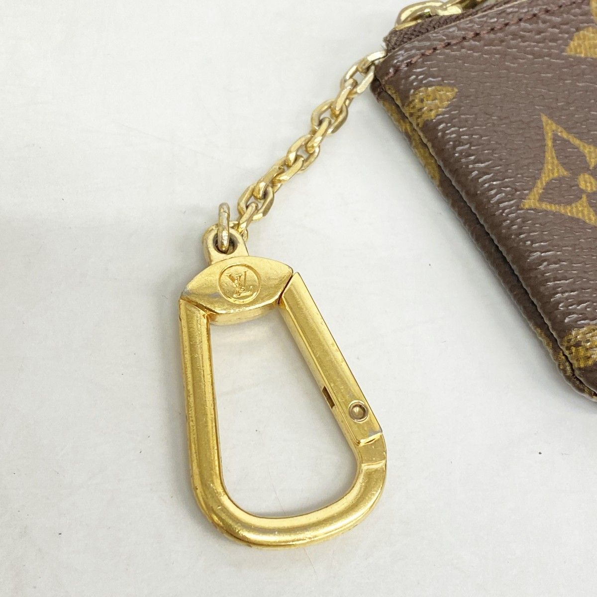 Louis Vuitton Coin Case Monogram Pochette Cles Brown — view 7