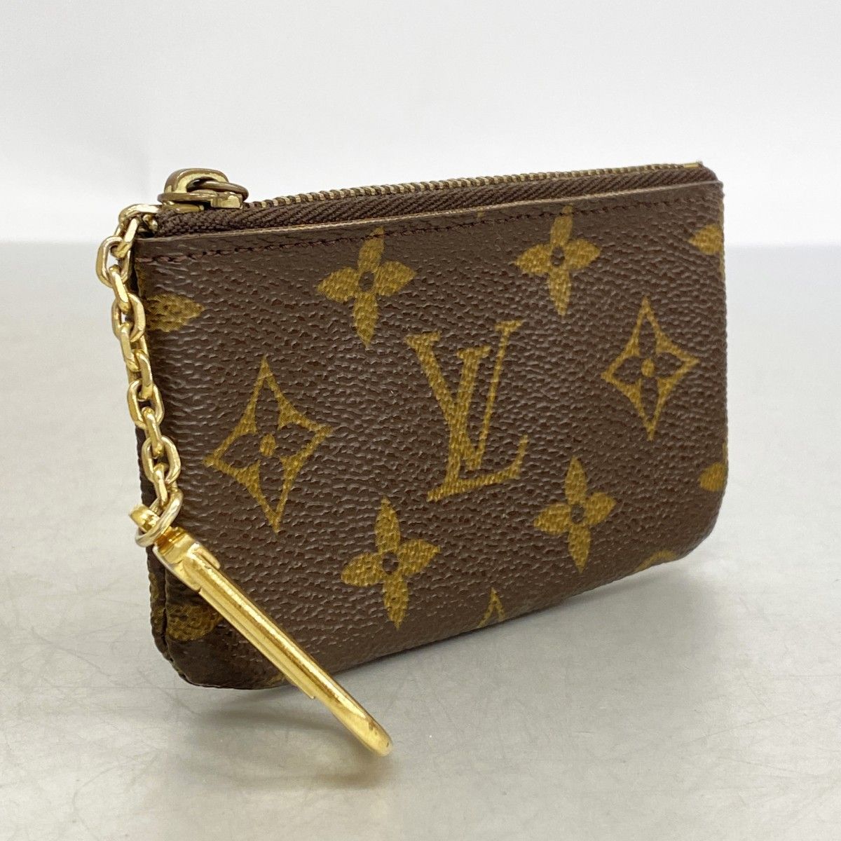 Louis Vuitton Coin Case Monogram Pochette Cles Brown — view 2