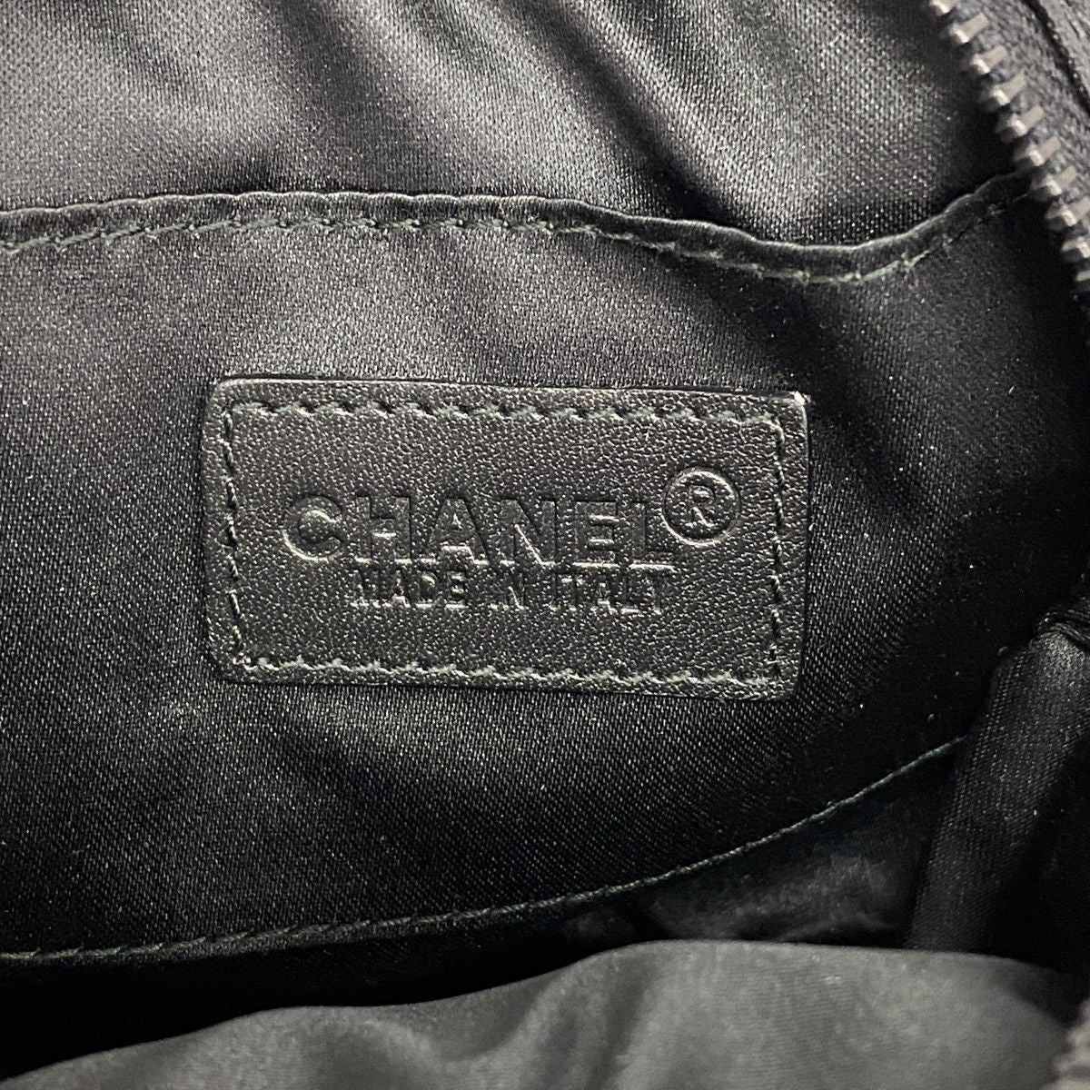 Chanel Pouch Nylon Blackcles — view 5