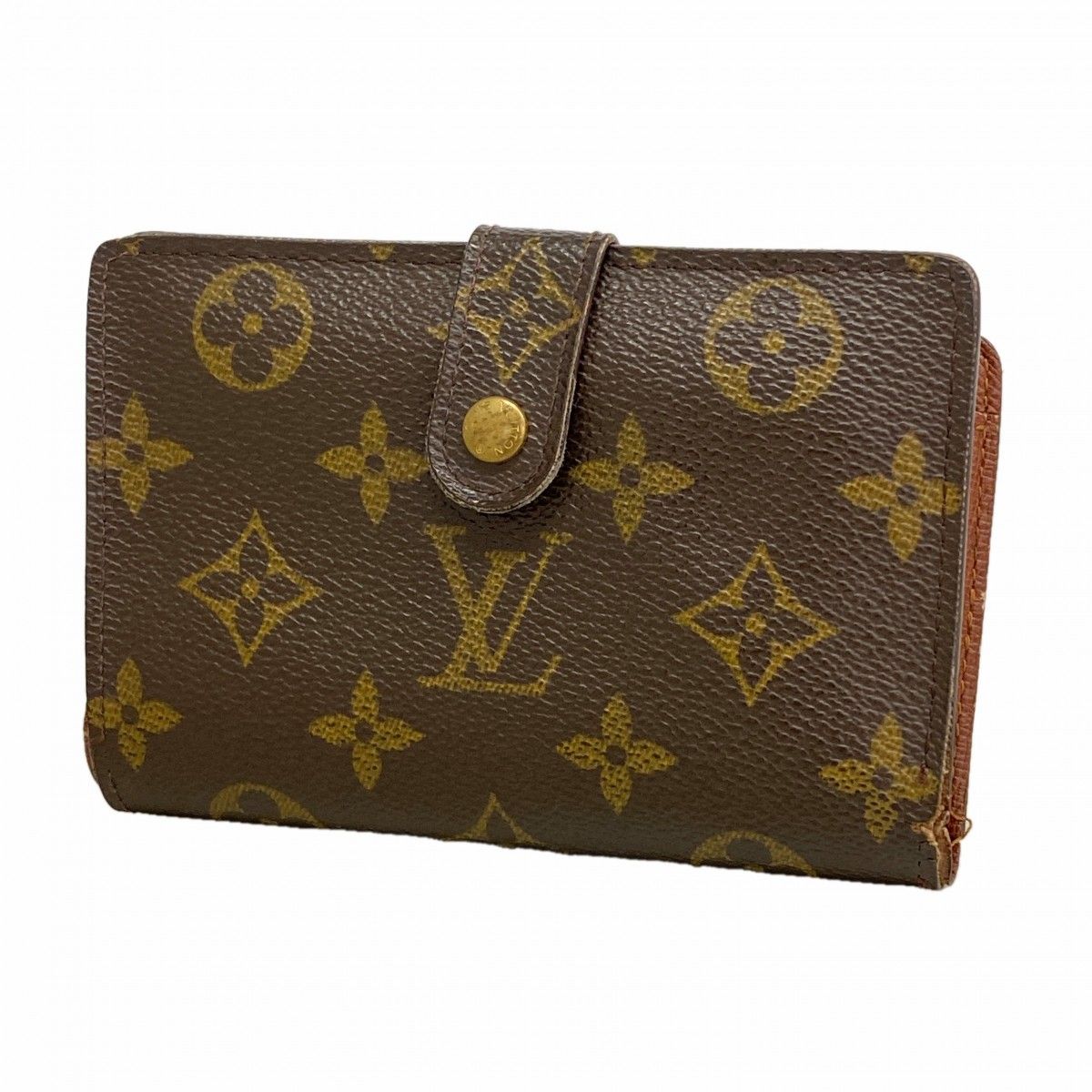 Louis Vuitton Wallet Monogram Porte-Monnaie Vier Viennois Brown