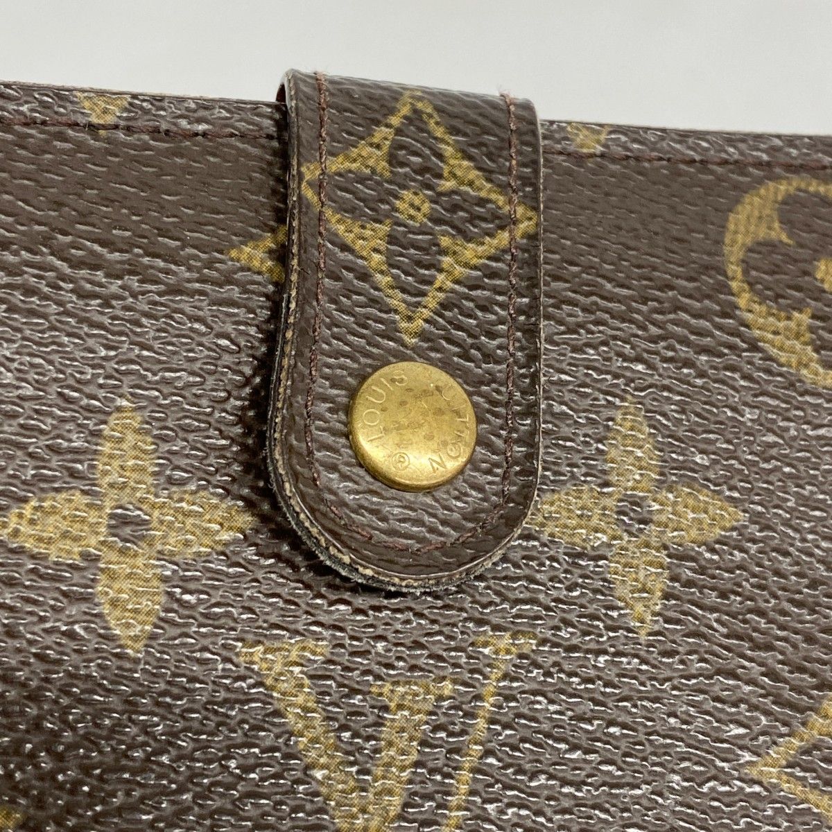 Louis Vuitton Wallet Monogram Porte-Monnaie Vier Viennois Brown — view 7