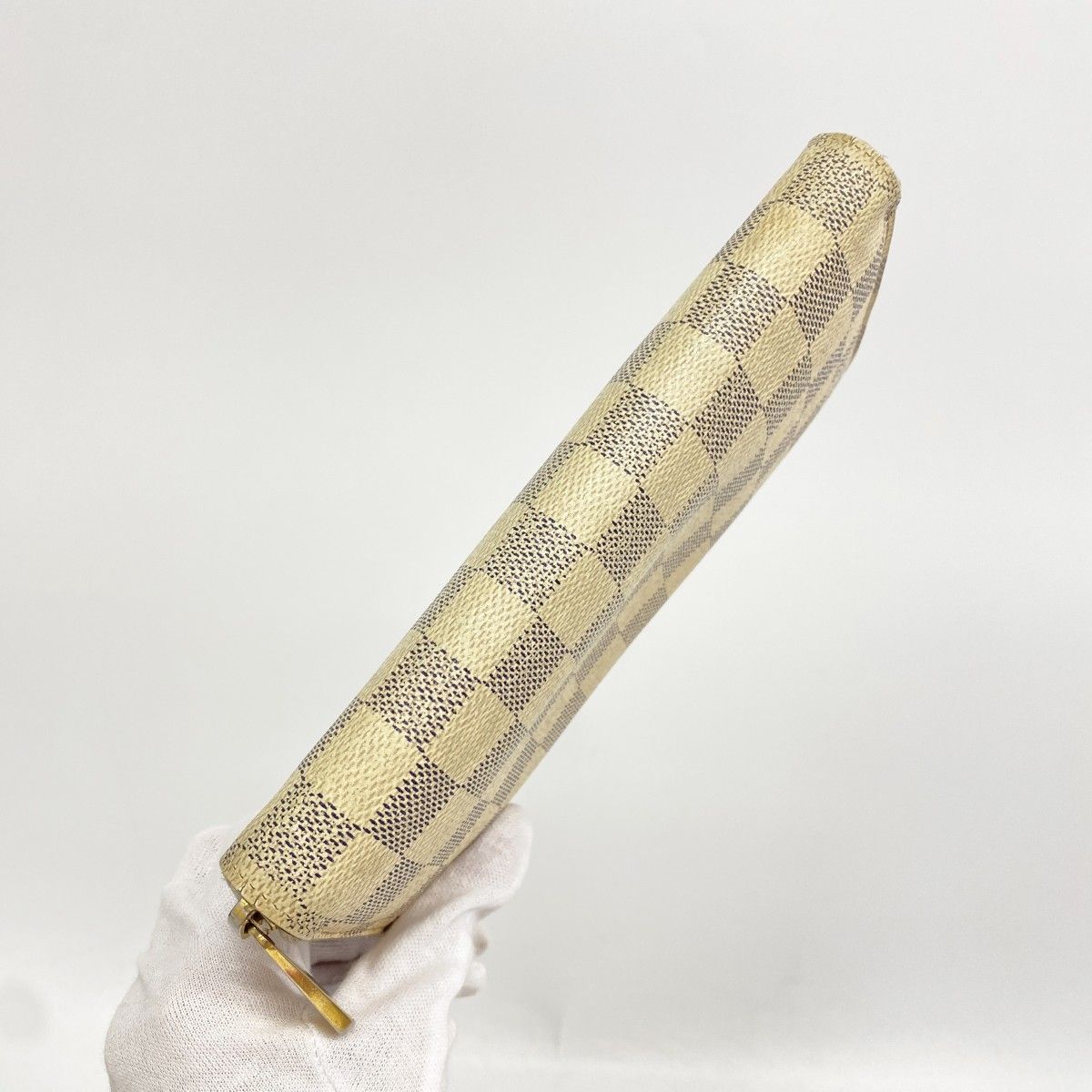 Louis Vuitton Wallet Damier Azur Zippy White — view 8