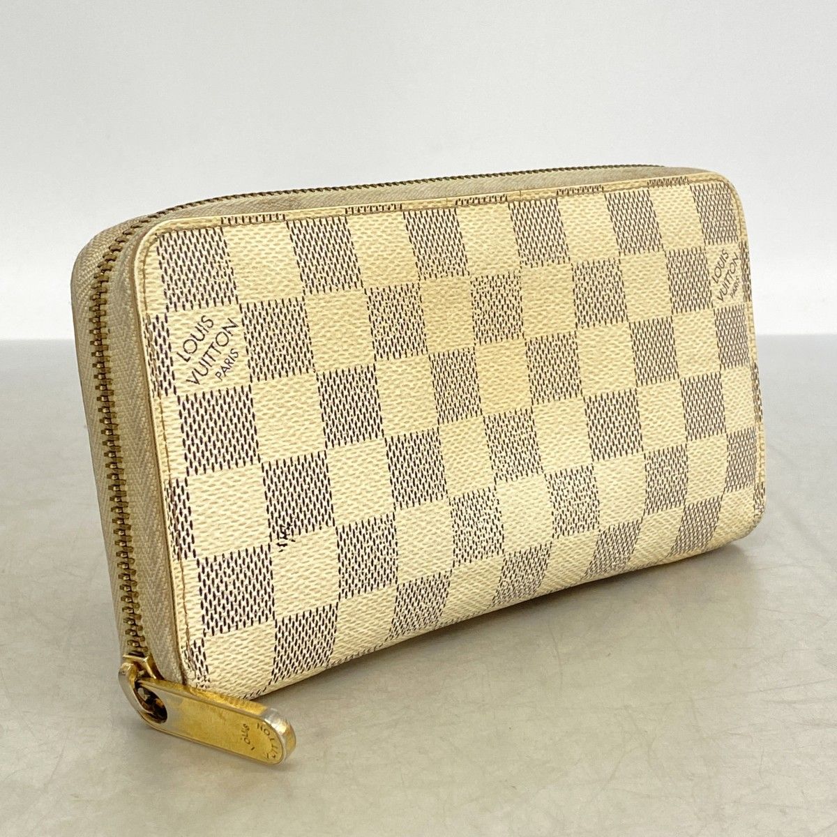 Louis Vuitton Wallet Damier Azur Zippy White — view 2