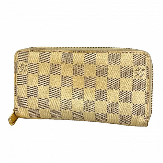 Louis Vuitton Wallet Damier Azur Zippy White