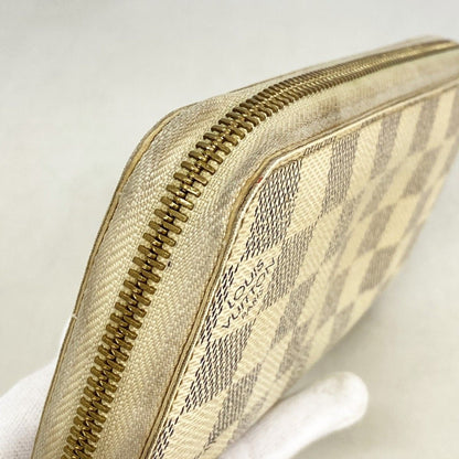 Louis Vuitton Wallet Damier Azur Zippy White — view 5
