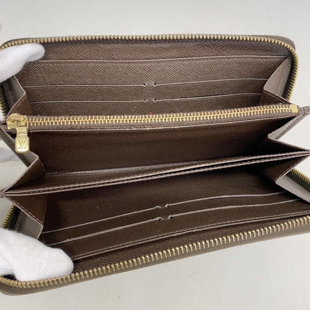 Louis Vuitton Wallet Damier Zippy Ebene — view 3