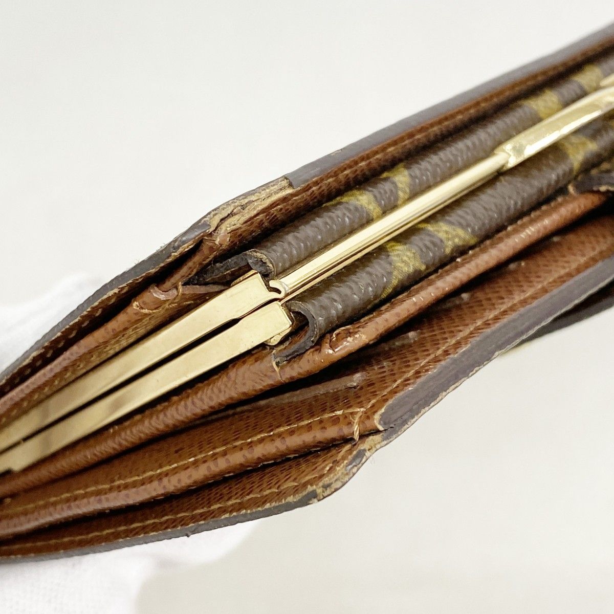Louis Vuitton Wallet Monogram Portefeuille Viennois Brown — view 6