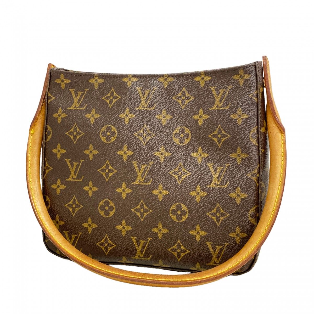 Louis Vuitton Shoulder Bag Monogram Looping MM Brown