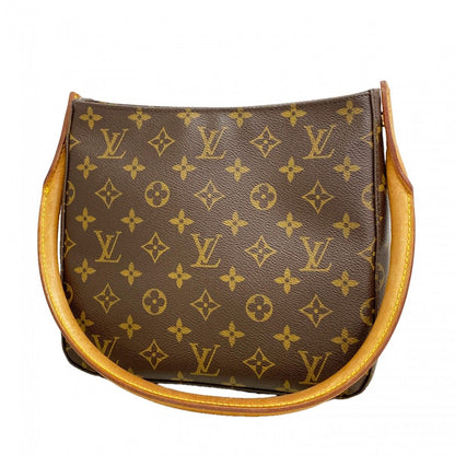 Louis Vuitton Shoulder Bag Monogram Looping MM Brown