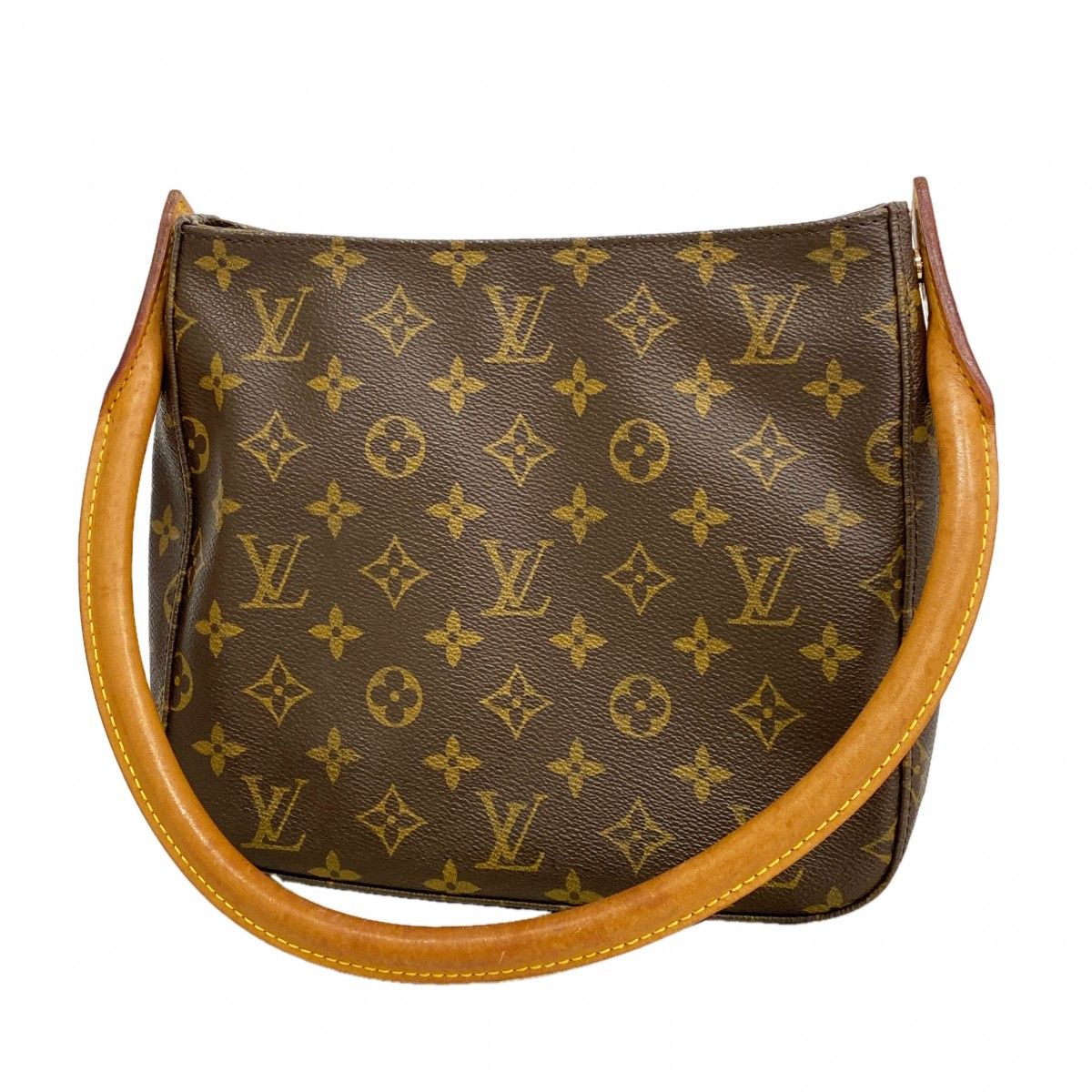 Louis Vuitton Shoulder Bag Monogram Looping MM Brown