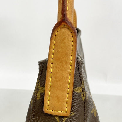 Louis Vuitton Shoulder Bag Monogram Looping MM Brown — view 8