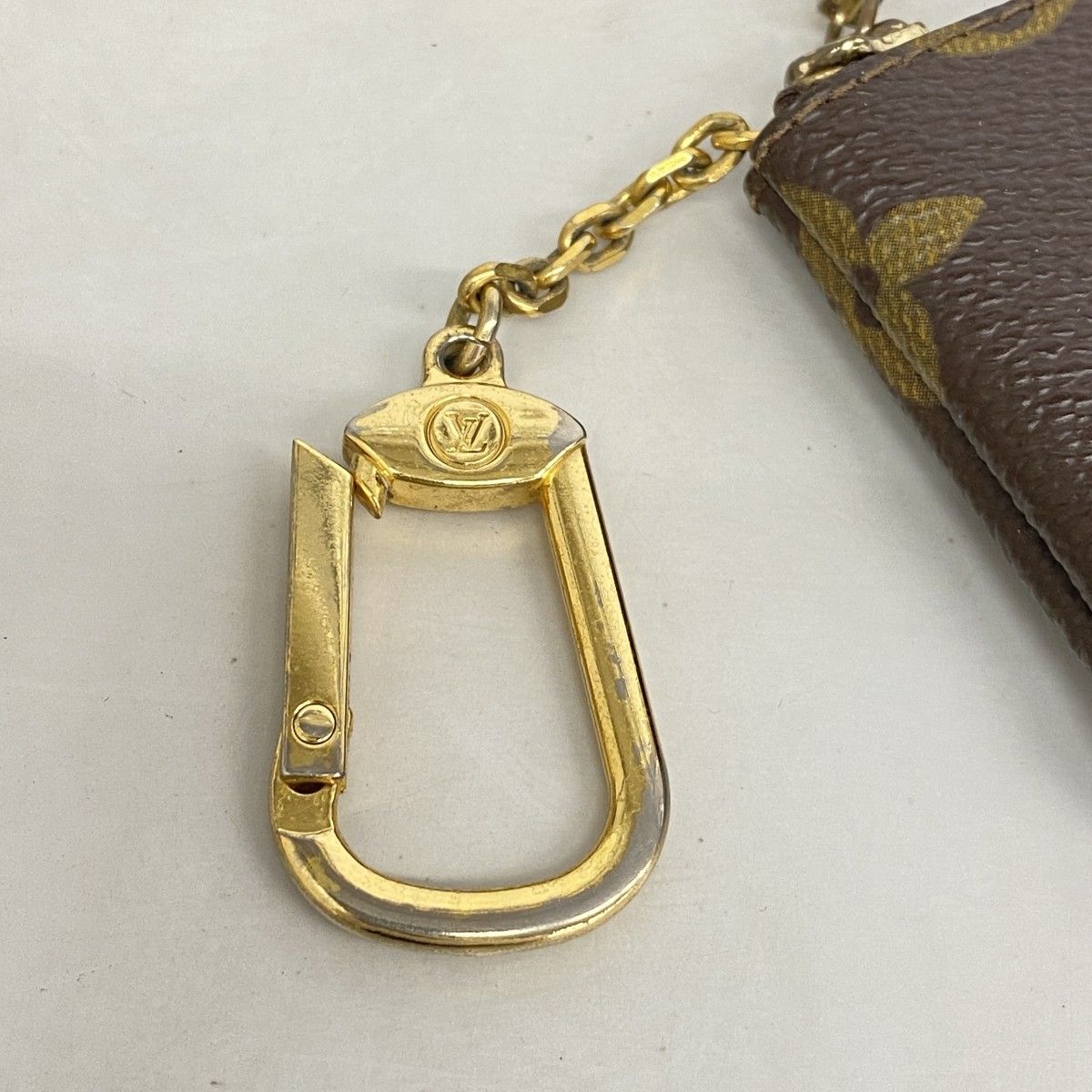 Louis Vuitton Coin Case Monogram Pochette Cles Brown — view 6