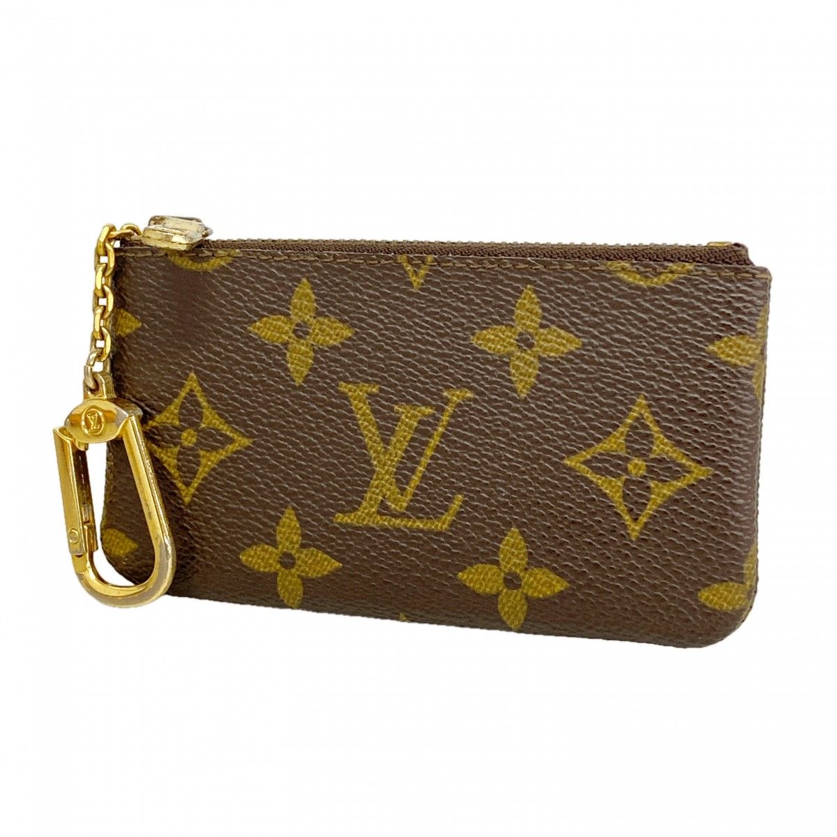 Louis Vuitton Coin Case Monogram Pochette Cles Brown