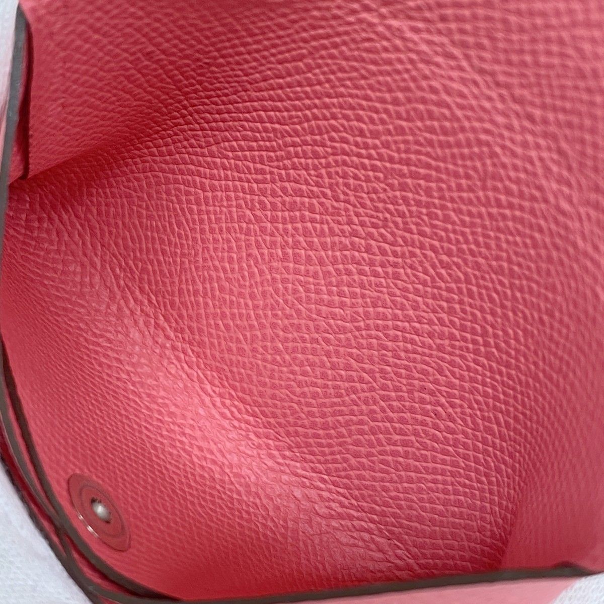 Hermes Coin Case Calvi Duo Veau Epsom Silver — view 3