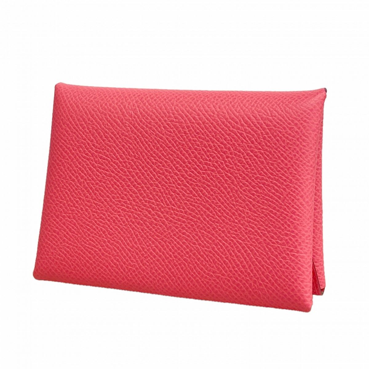 Hermes Coin Case Calvi Duo Veau Epsom Silver