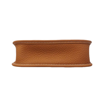 Hermes Shoulder Bag Evelyne TPM Taurillon Clemence Gold Silver — view 3