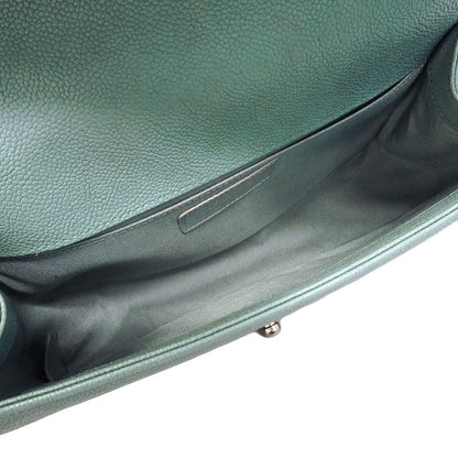 Chanel Shoulder Bag Boy Caviar Leather Blue Silver — view 4